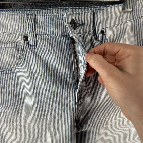 Carve Designs Jeans Women Size 6 Striped Blue White Stretch Adult ACTL 28 - Picture 7 of 16